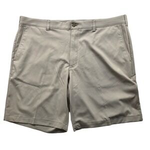 Grand Slam Golf Shorts Mens 40 Khaki Polyester Stretch Active Waistband NEW